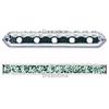 Dreamtime Crystal DC 77730 Rondelle Spacer Bars 5 Hole Chrysolite Opal/Silver